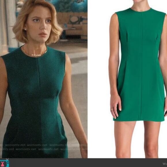 Maje Rodezio crepe structured sheath dress - Picture 3 of 12